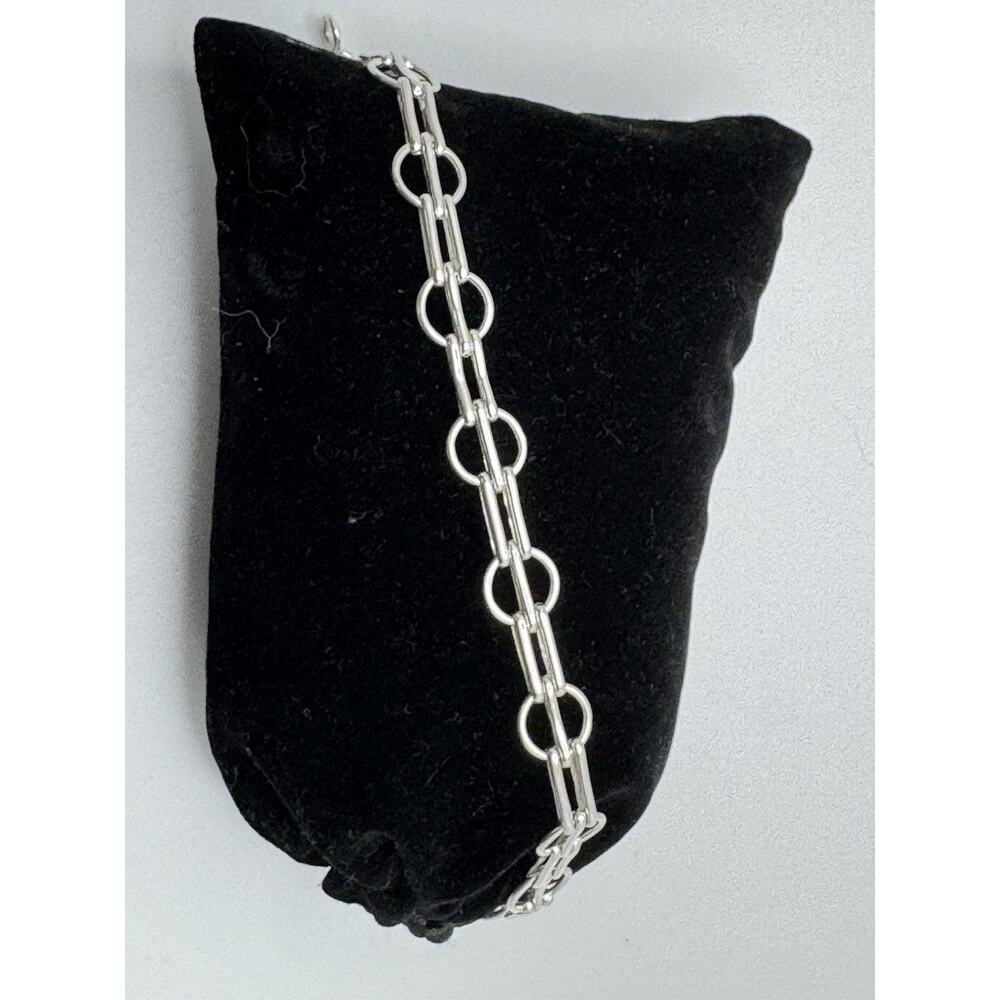 Designer Peruvian Sterling Silver 950 Bracelet - 7.5”